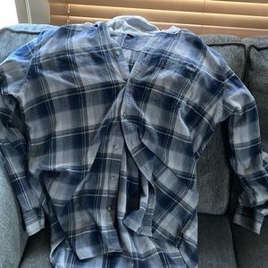 hooded flannel
